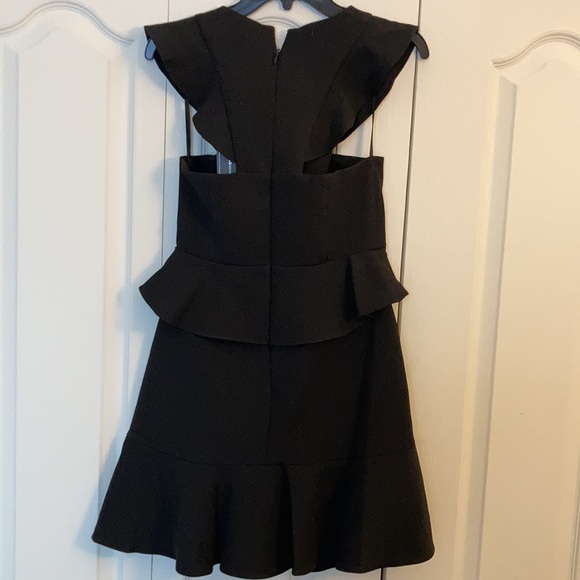 BCBG Careen cross front dress in black - Picture 5 of 6